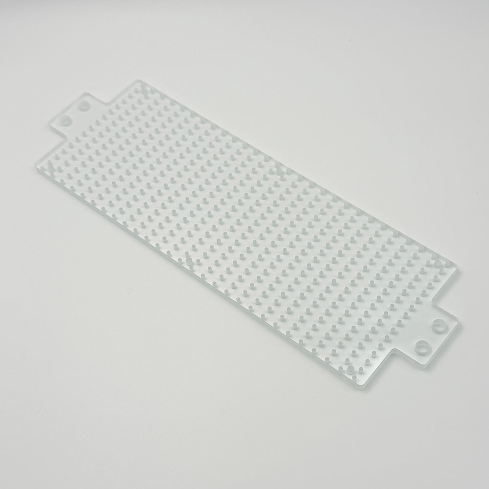 High-Precision 6mm Thick Glass Laser Drilling Panels for LED Applications